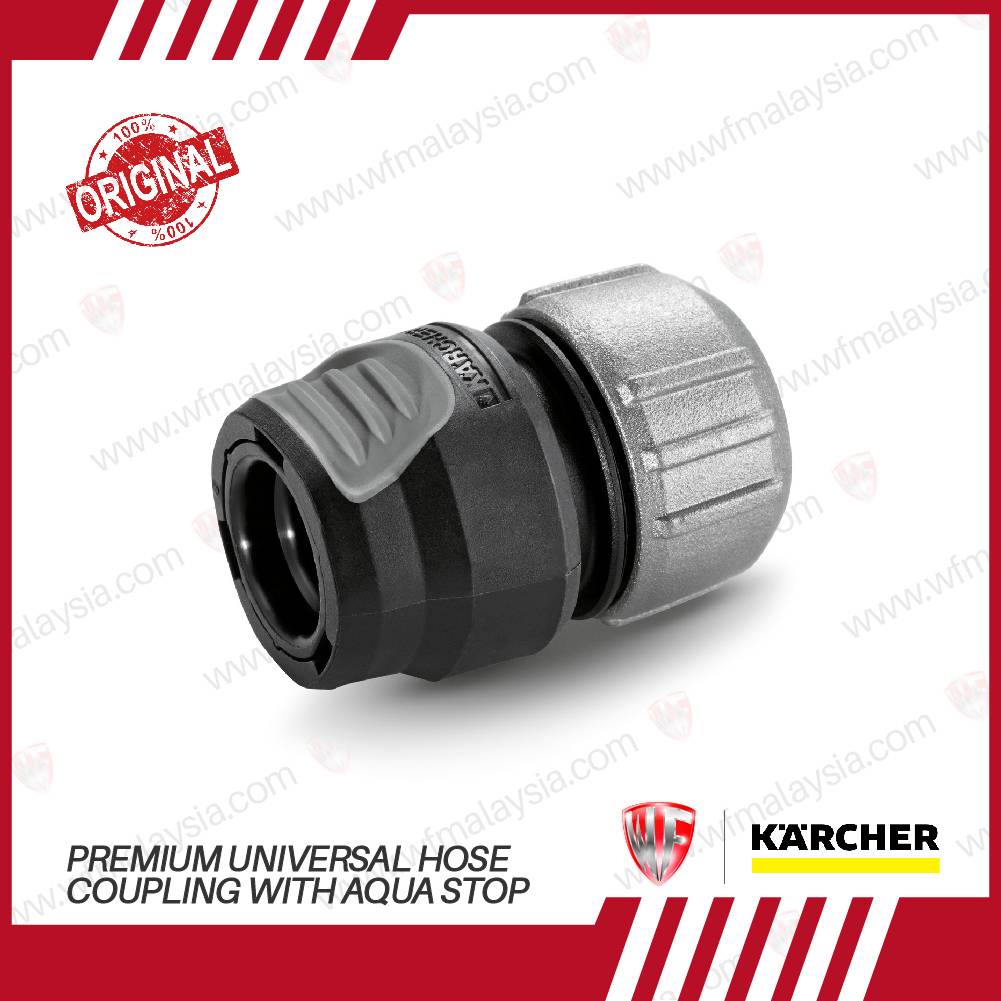KARCHER Premium Universal Hose Coupling With Aqua Stop